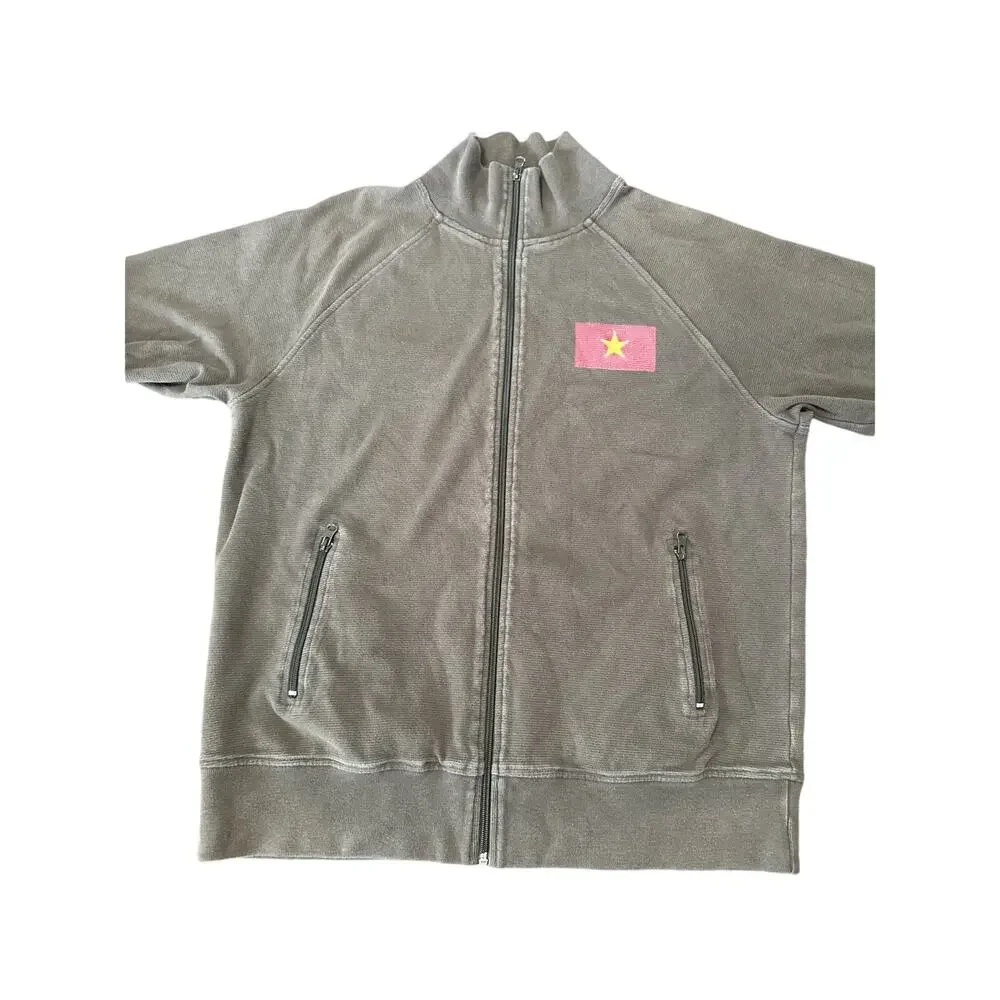 CLEARANCE MOVING SALE Lucky Brand Vintage Inspired Vietnam Nha Trang Zip Jacket